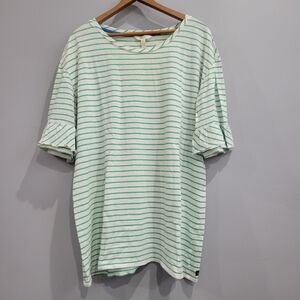 Matilda Jane Ruffle Sleeve Green Strip Womens XL